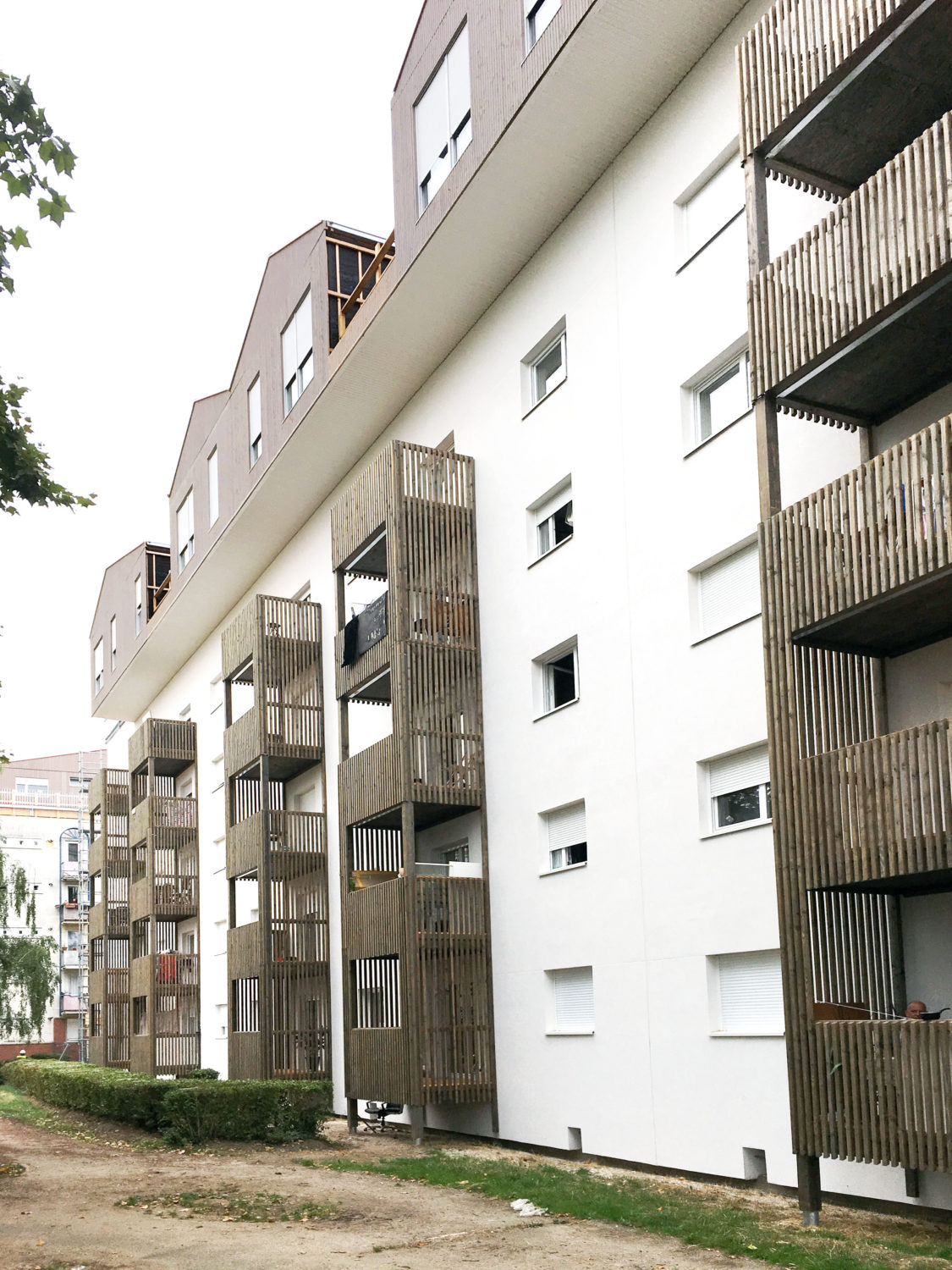 Photo des balcons de Poissy